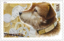 2011 Owney the Postal Dog Forever Stamp