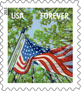 A Flag For All Seasons Forever Stamp, 2013