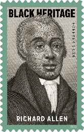 Richard Allen, Black Heritage Forever Stamp, USPS 2016