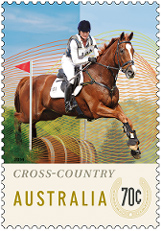 Australia Equestrian Events Cross-Country Stamp 2014