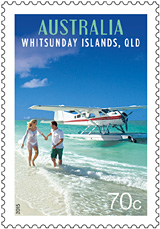 Australia Seaplane, Whitsunday Islands, Queensland Tourist Transport Stamp Issue 2015