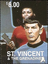 Leonard Nimoy Stamp - St. Vincent & The Grenadines