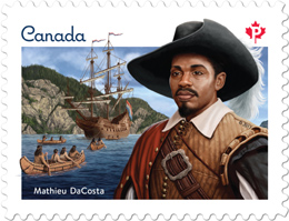 Canada Post 2017 - Mathieu Da Costa Stamp - Black History