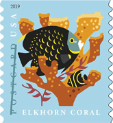 USPS - Coral Reefs Stamps, 2019