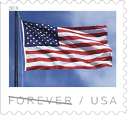 USPS - US Flag Stamp, 2019